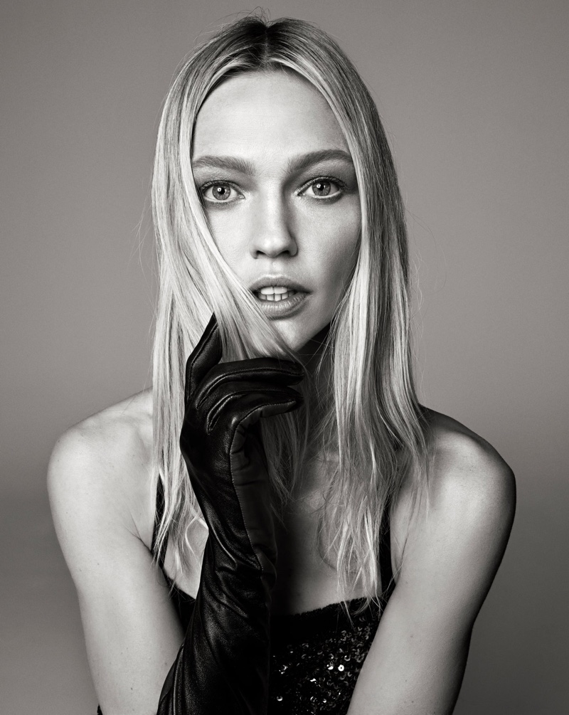 Sasha Pivovarova stars in Zara Studio fall-winter 2021 campaign.