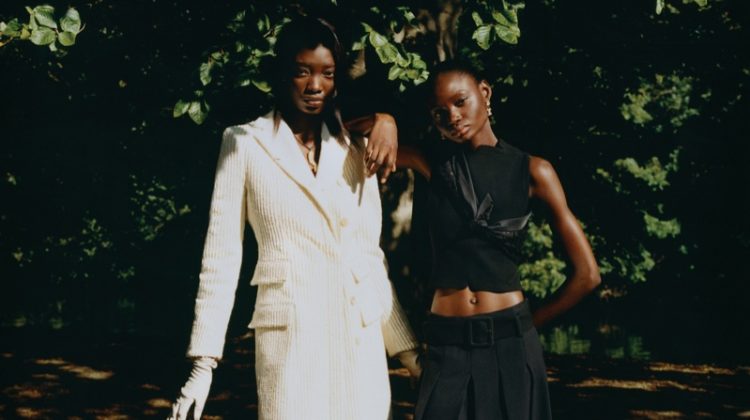 Baba & Ajayi Pose in Chic Fall Looks for WSJ. Magazine