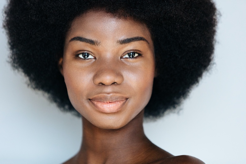 Black Model Afro Natural Skin Beauty