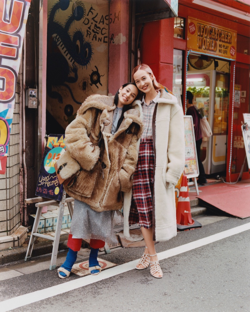 Kiko Mizuhara and sister front Coach Holiday 2021 campaign.