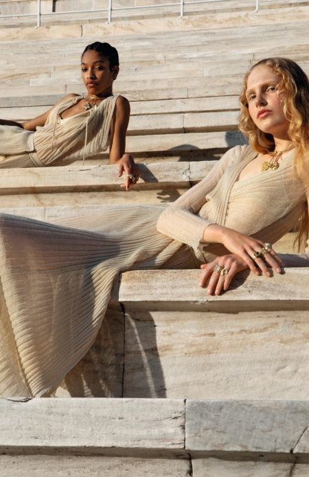Naomi & Levi Model Dior's Resort Collection for Harper's Bazaar Germany Naomi & Levi Model Dior's Resort Collection for Harper's Bazaar Germany