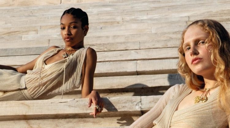 Naomi & Levi Model Dior’s Resort Collection for Harper’s Bazaar Germany
