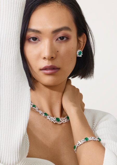 Jia Tong Dazzles in Graff's 'Threads' Jewelry Collection Graff Jewelry Threads Collection. Photo: Lara Jade