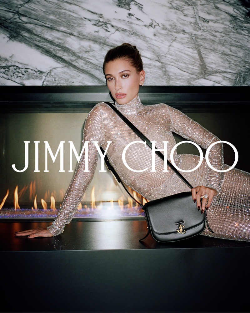 Hailey Bieber Jimmy Choo Winter 2021 Campaign