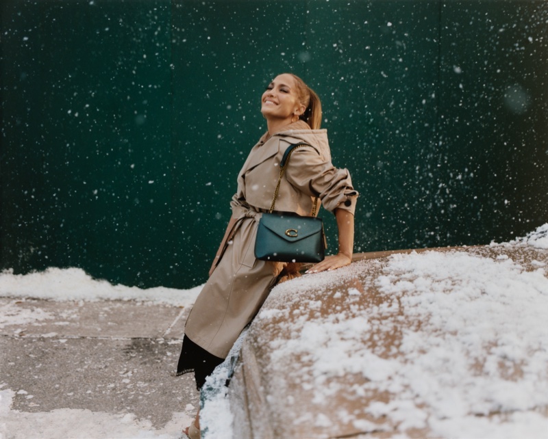Jennifer Lopez stars in Coach Holiday 2021 campaign.