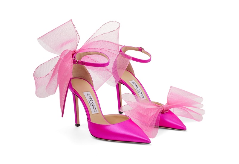 Jimmy Choo Averly 100 Fuchsia Pumps $995