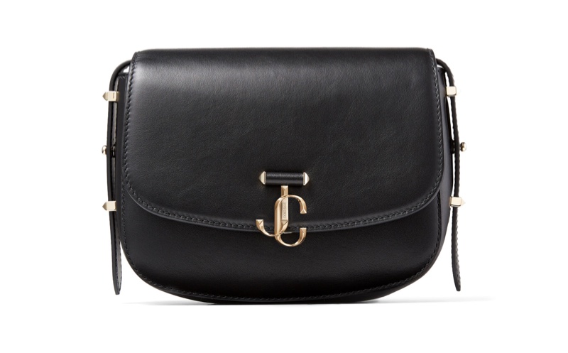 Jimmy Choo Varenne Satchel Black Crossbody Bag $1,495