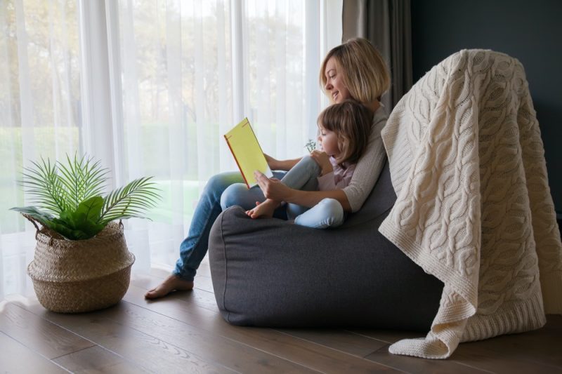 Mom Child Bean Bag Chair Living Room