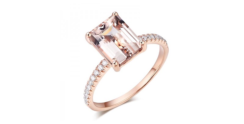 Morganite Jewelry Ring