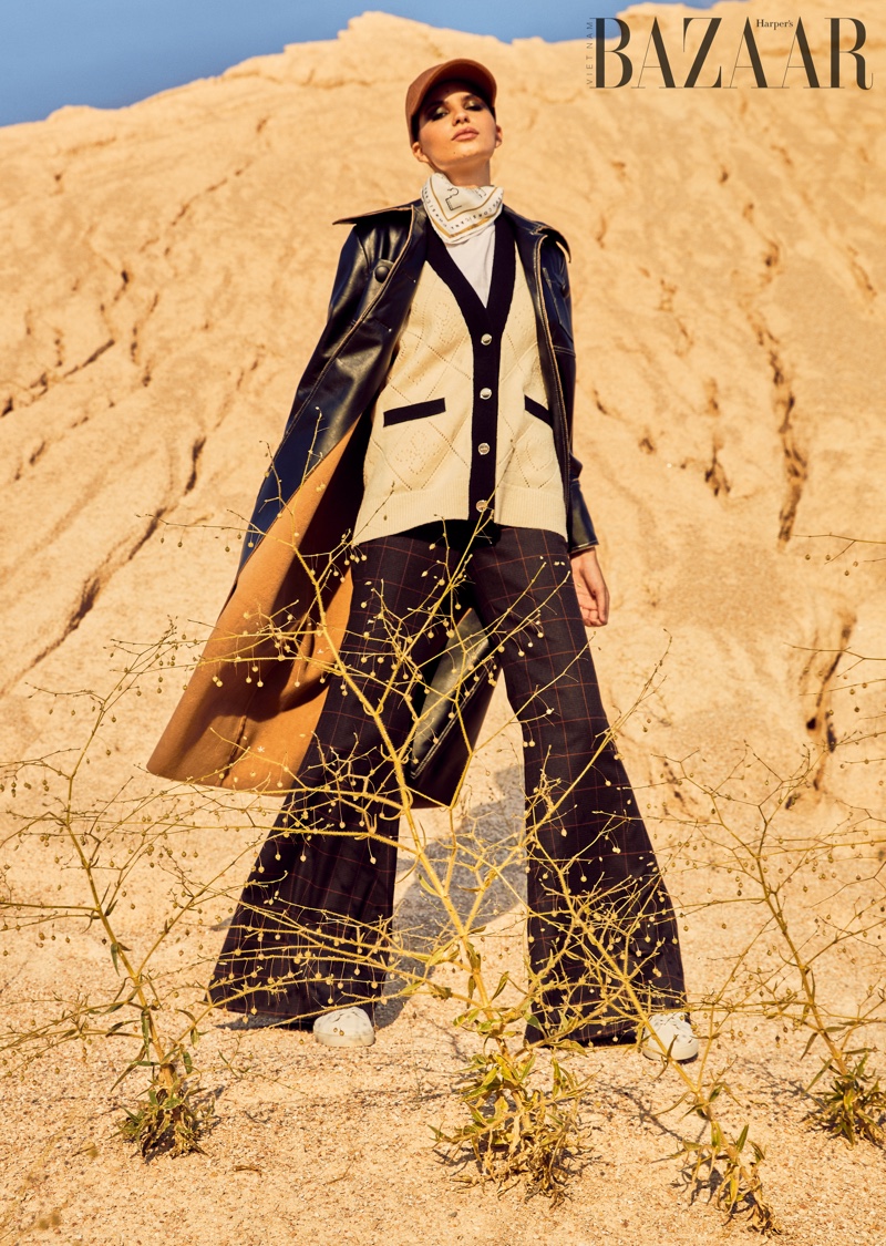 Nelly G is a Desert Rose for Harper's Bazaar Vietnam