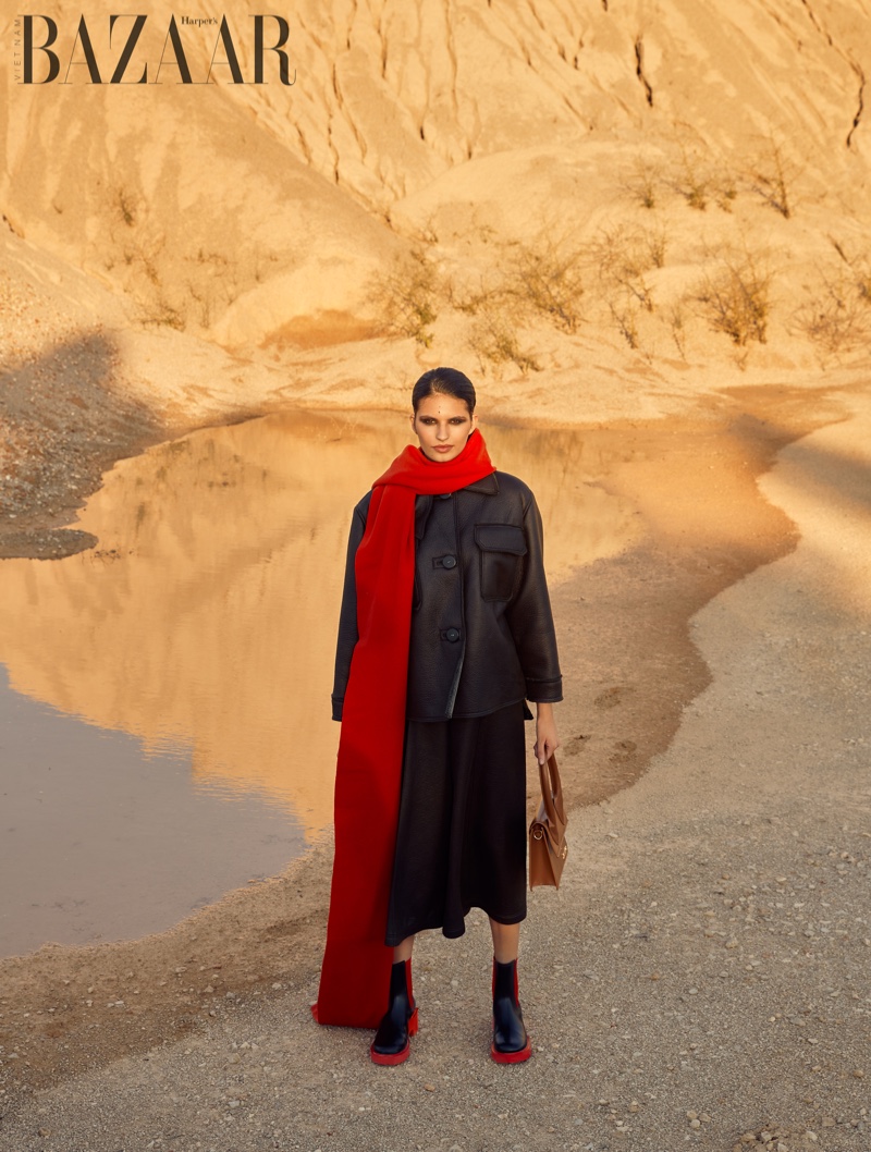 Nelly G is a Desert Rose for Harper's Bazaar Vietnam