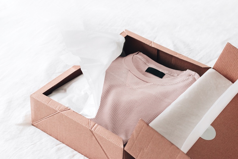 Pink Sweater Box Packing Tissue