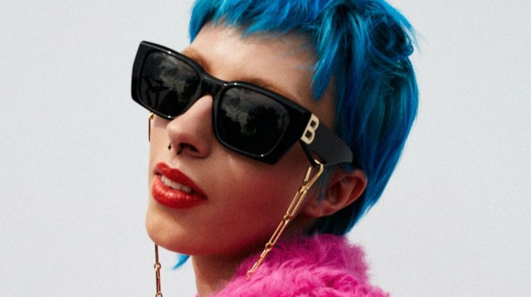 Sonia Luczak Wears Stylish Sunglasses for L’Officiel Baltic