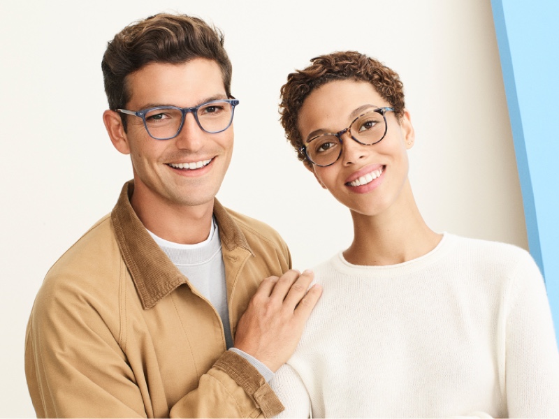 Warby Parker Blakeley Glasses in Violet Magnolia $95