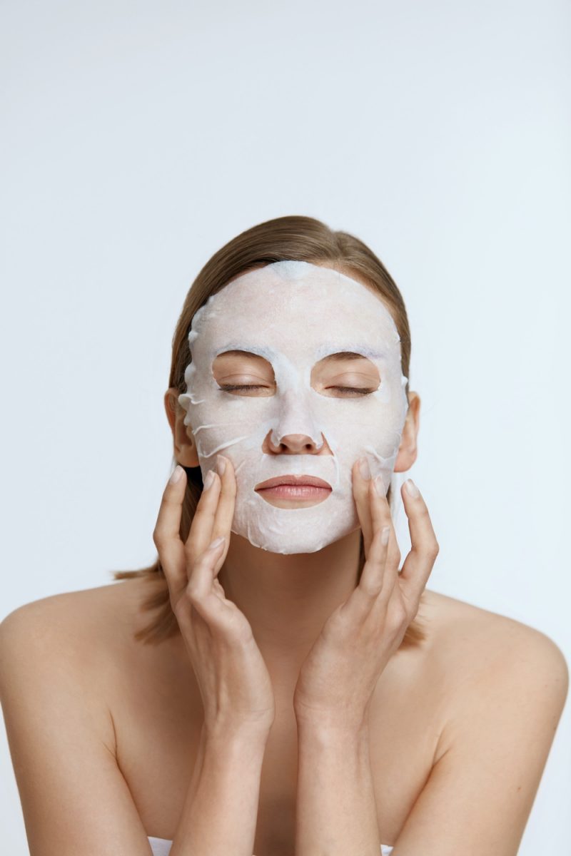 Woman Wearing Face Mask