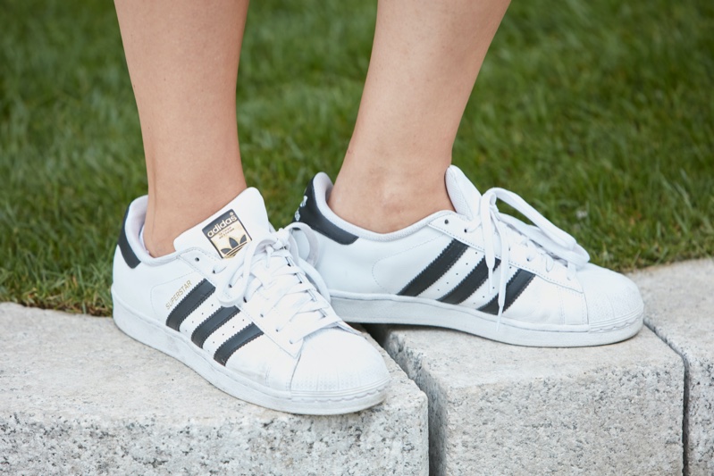 Woman adidas Superstar White Sneakers