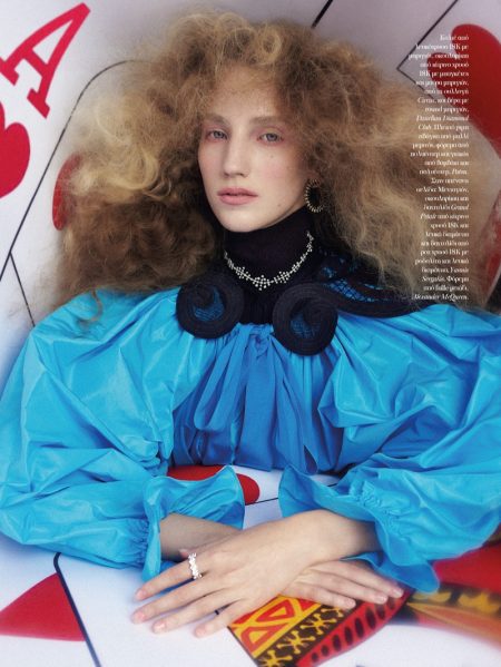 Anna Tihonchuik Channels 'Alice in Wonderland' for Vogue Greece Anna Tihonchuik Channels 'Alice in Wonderland' for Vogue Greece