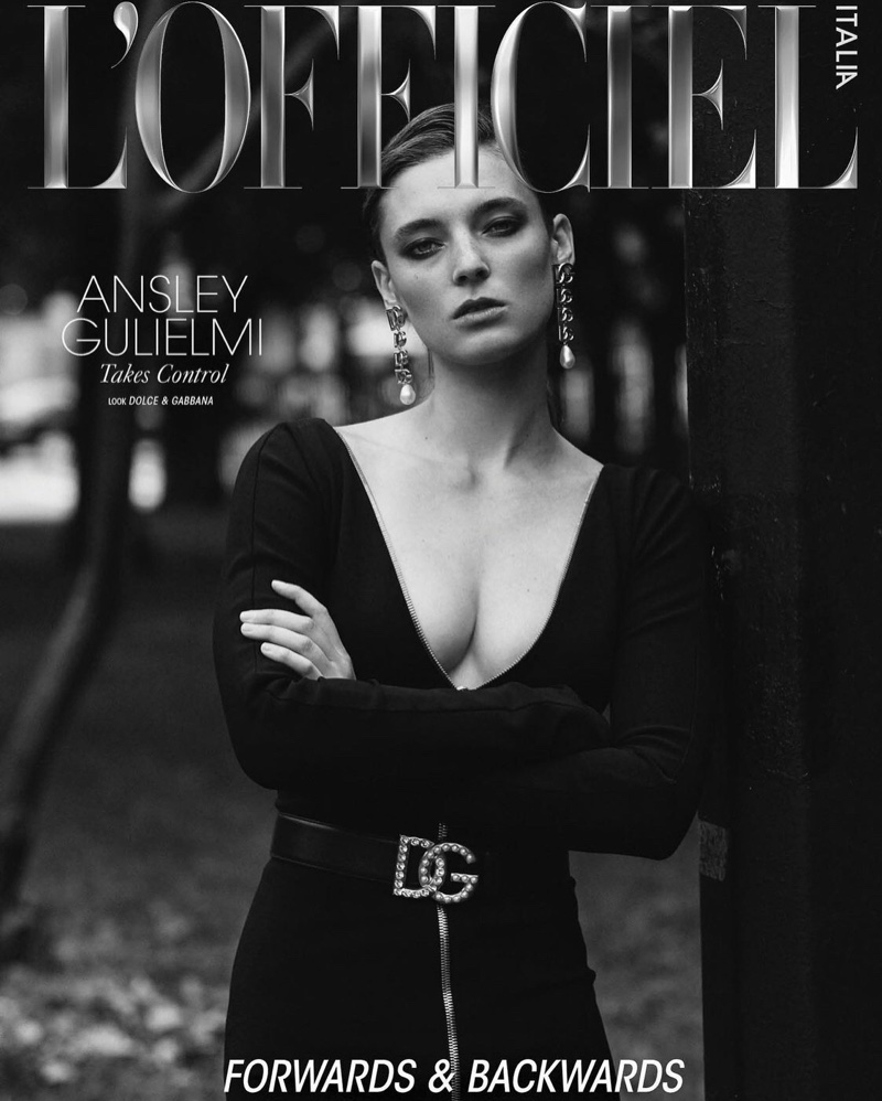 Ansley Gulielmi on L'Officiel Italia Digital Cover. Photo: Fernando Sippel