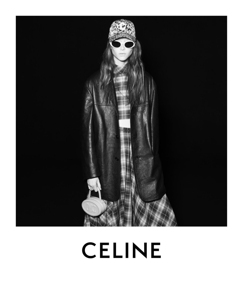 Sara Grace Wallerstedt poses for Celine Nightclubbing Collection.