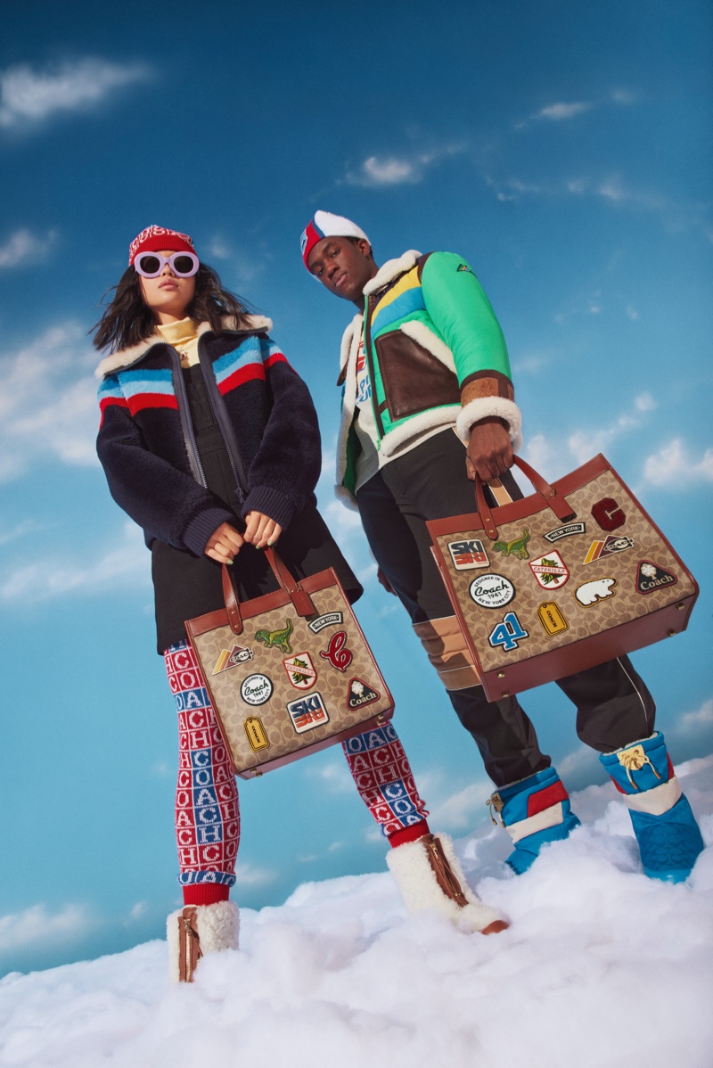 Coach unveils Ski Collection campaign. Photo: © 2021 Zackery Michael