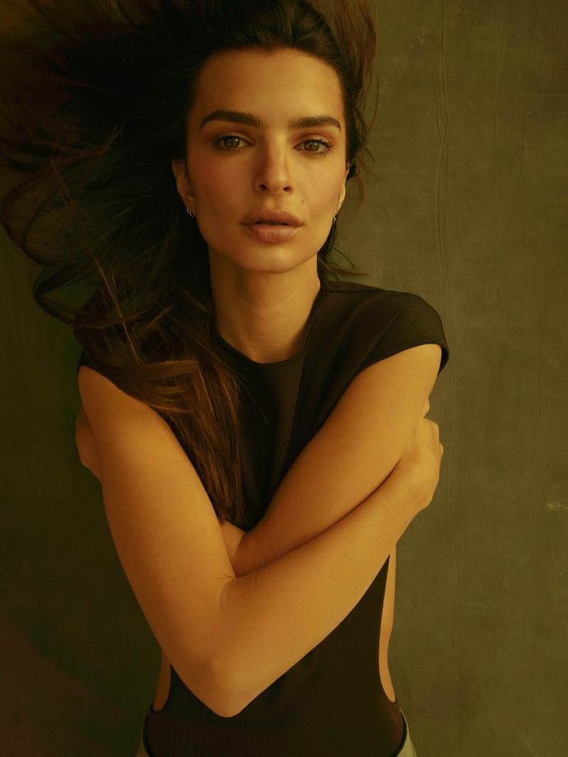 Emily Ratajkowski poses in a portrait. Photo Credit: Austin Hargrave