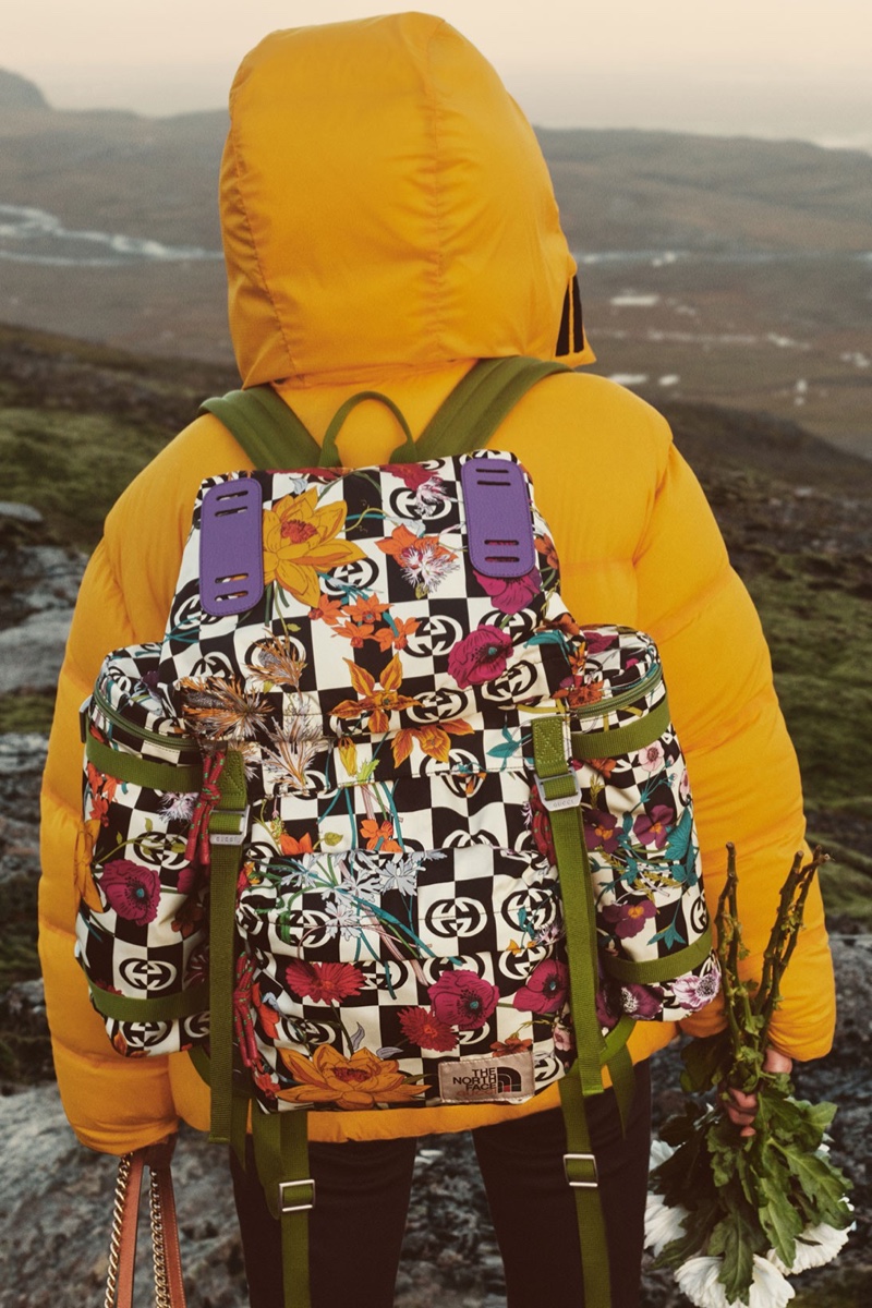 Bold prints stand out in Gucci's second The North Face collaboration