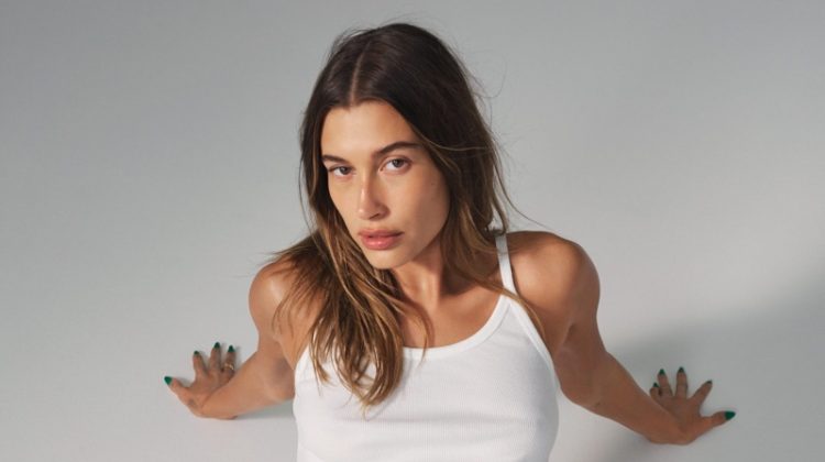 Hailey Bieber stars in Levi's 501 90s Jeans campaign. Photo: Stevie Dance
