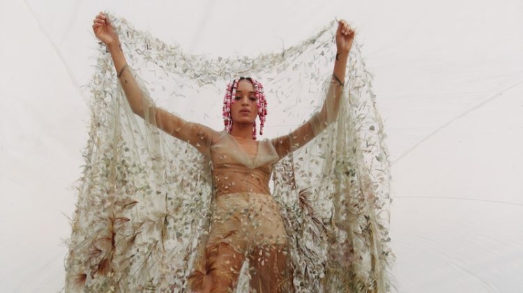 Indira Scott Wears Couture Fashion for WSJ. Magazine