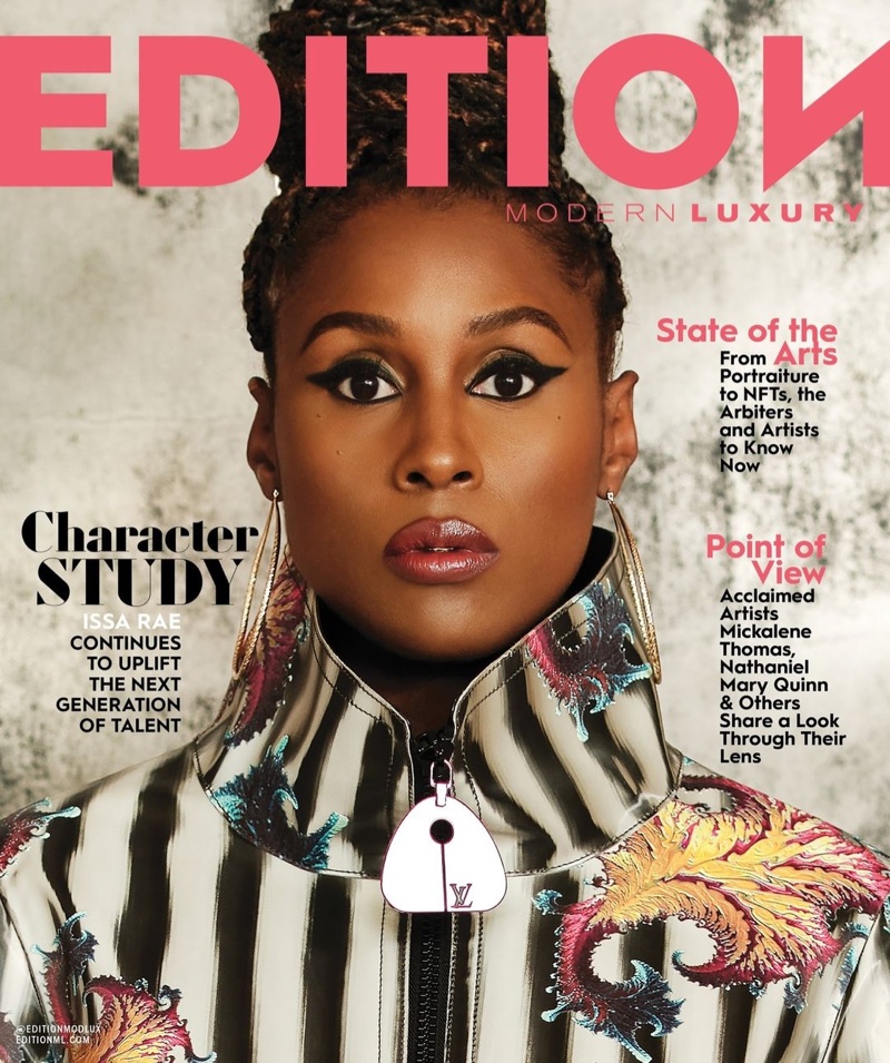 Issa Rae on Edition Magazine Debut Cover. Photo: JD Barnes