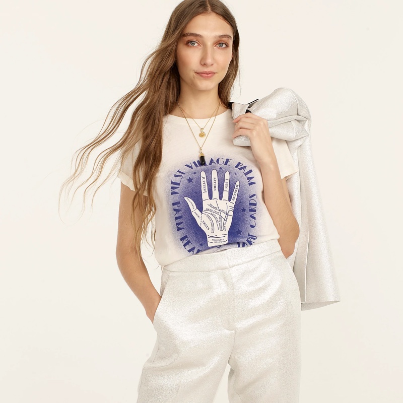 J. Crew Vintage Cotton Palm Reader T-Shirt $30.99