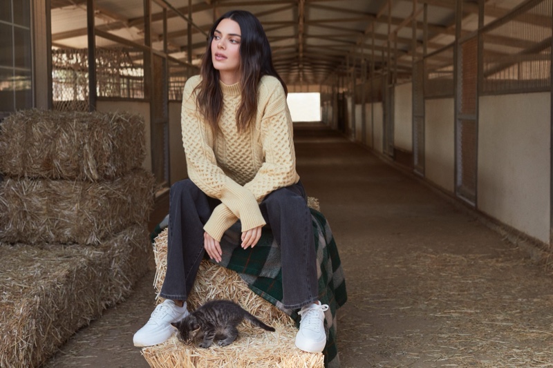 Kendall Jenner stars in Kendall for ABOUT YOU fall-winter 2021 campaign. Photo: Zoey Grossman