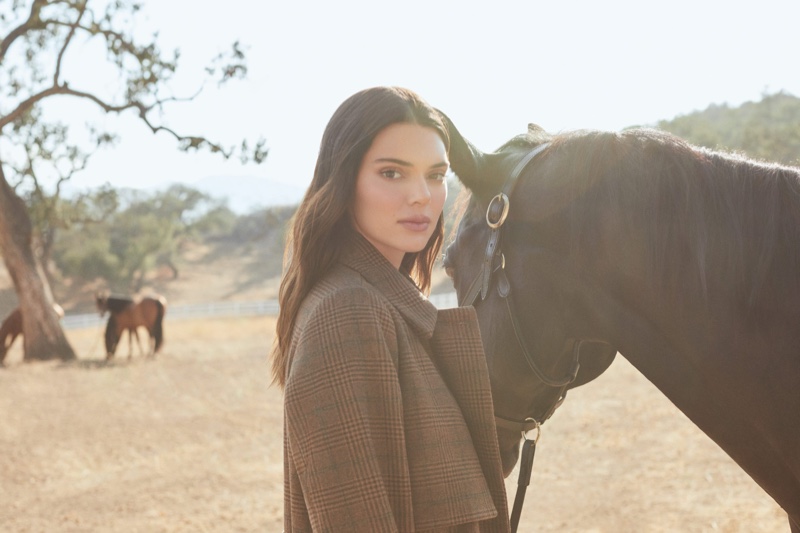 Kendall Jenner poses in Kendall for ABOUT YOU fall-winter 2021 campaign. Photo: Zoey Grossman