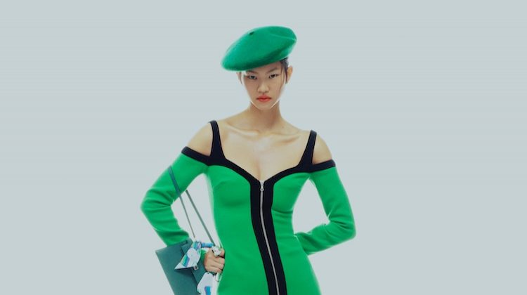Lailai Qu Models Retro Fashion for InStyle Germany