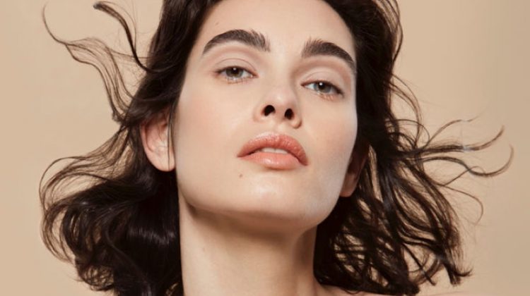 Laura Sanchez Wears Neutral Makeup for Marie Claire Greece