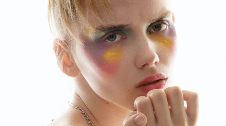 Lola Alcaluzac Models Rebellious Makeup for L’Officiel China