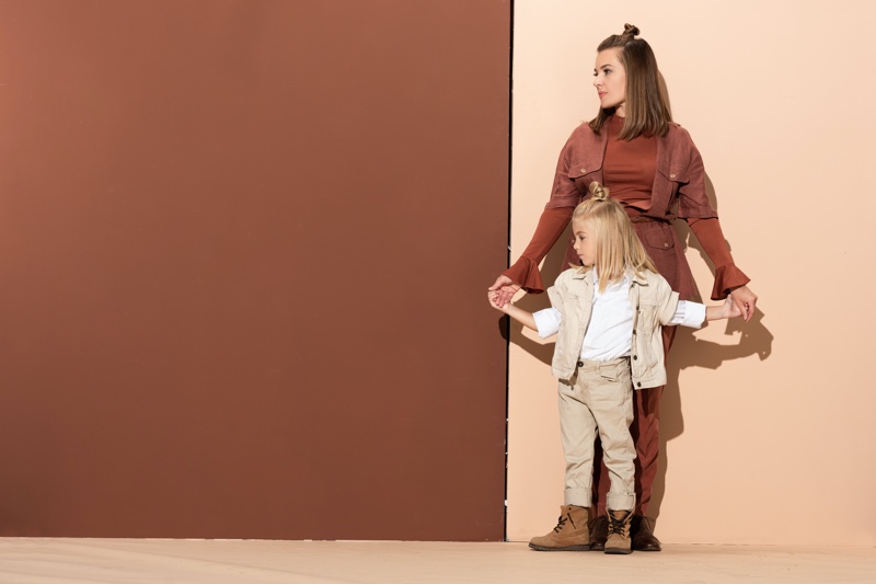 Mother Daughter Khaki Look