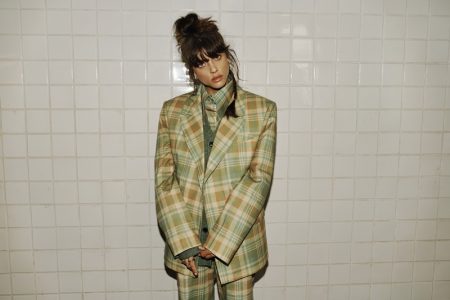 Exclusive: Noga Erez by Shai Franco (Fashion Designer) Highlight and (Print Designer) Dial Levski. Photo: Shai Franco