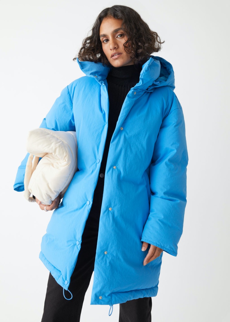 & Other Stories Hooded Down Puffer Jacket $249
