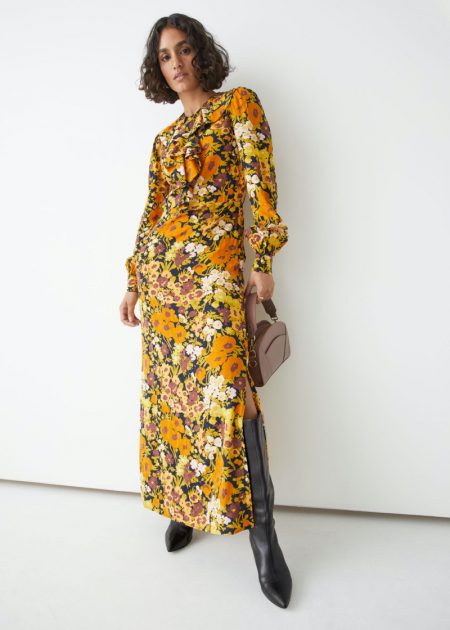 Dress to Impress in & Other Stories' Limited Edition Collection & Other Stories Printed Ruffle Maxi Dress $149