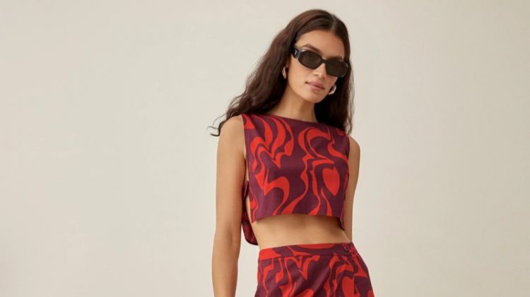 Reformation Mylie Two Piece in Jupiter $278