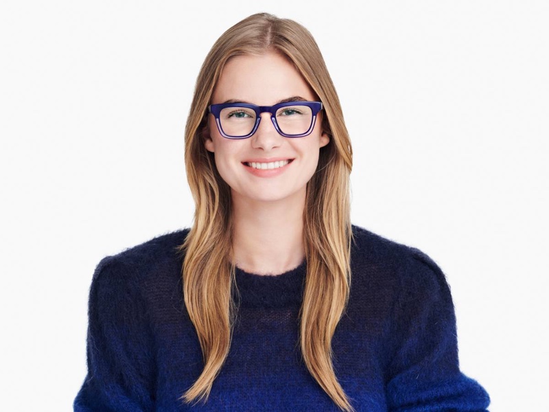 Warby Parker Locke Glasses in Layered Sky Blue Crystal $145