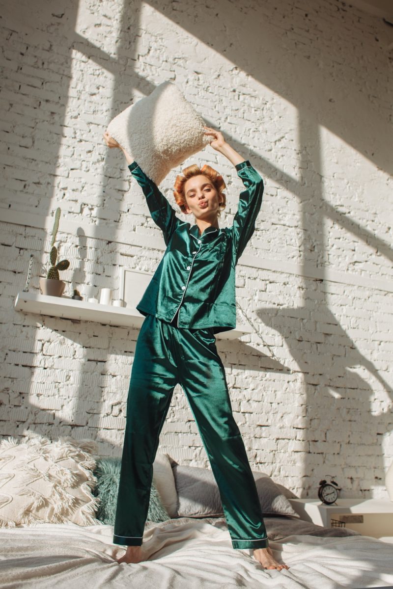 Woman Silk Pajamas