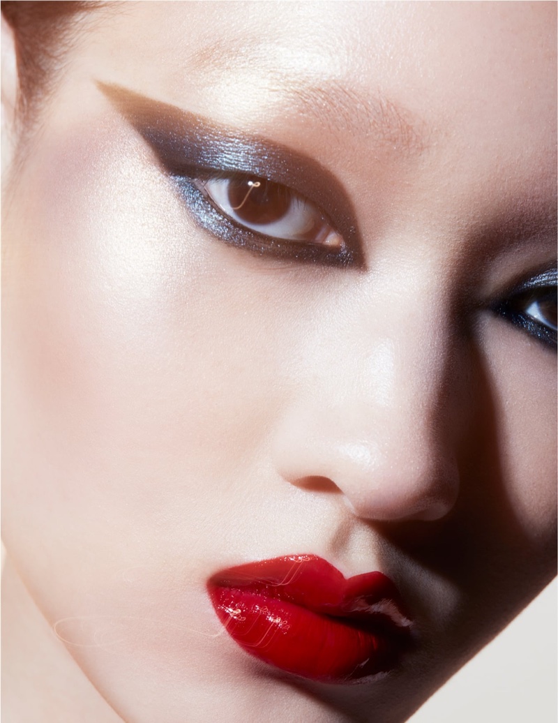 Zara Beauty Glitter Bomb editorial.