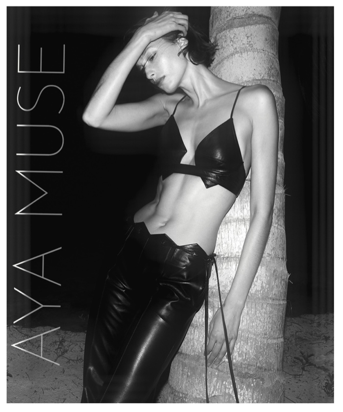 Alexandra Agoston models Aya Muse pre-fall 2022 collection. Photo: Adam Franzino
