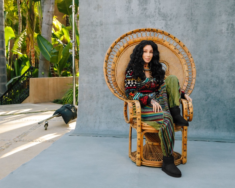 Cher stars in UGG spring 2022 campaign. 