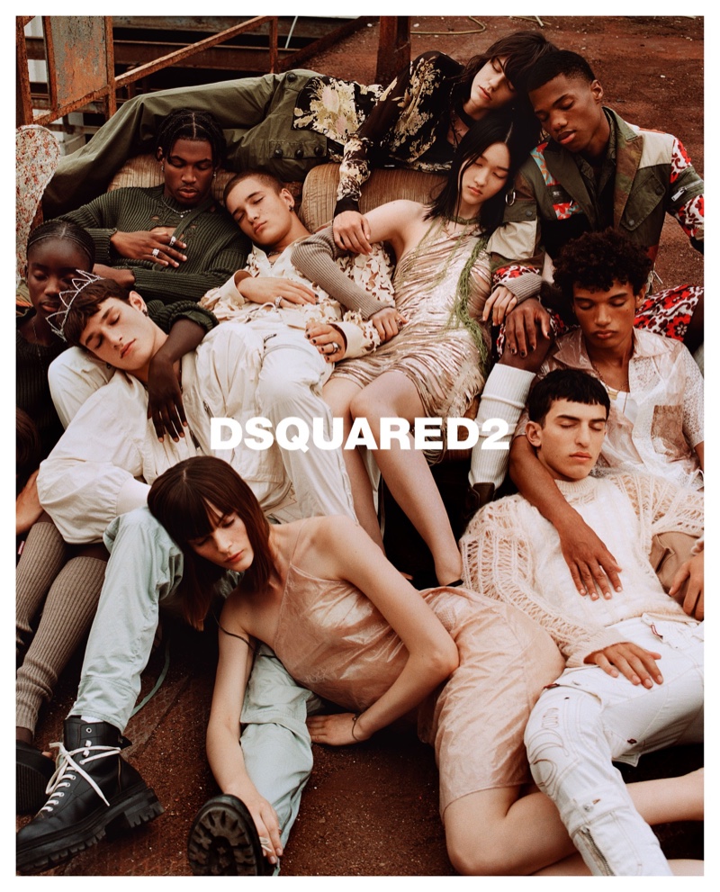 DSquared2 unveils spring-summer 2022 campaign. Photo: Alasdair McLellan