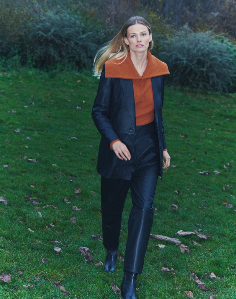 Revisited: Edita Vilkeviciute Models Massimo Dutti's Timeless Styles