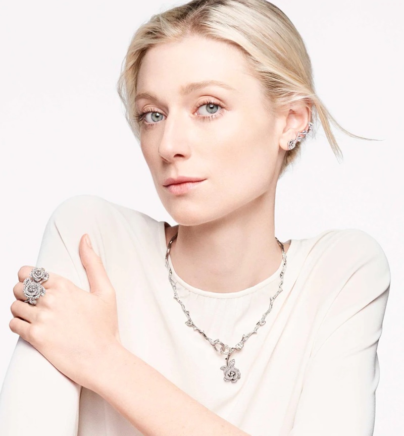 Dior La Rose Dior jewelry campaign.