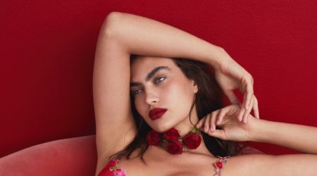 Alana Felisberto Wears FL&L x Victoria's Secret Valentine's Day 2022 Styles