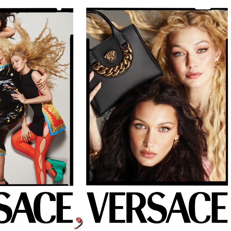 Gigi and Bella Hadid slay in new campaign for Versace - Times of India